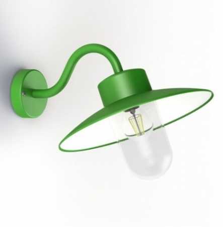 grüne Hofleuchte klassisch